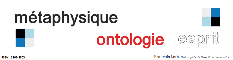 Métaphysique Ontologie Esprit